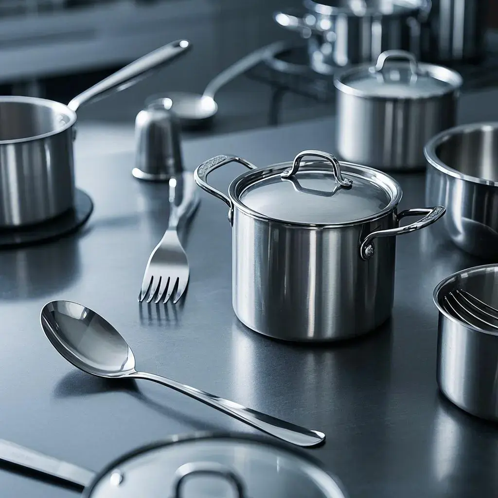 Napa Pipa Stainless Steel Peralatan Dapur Dadi Bahan Pilihan kanggo Pabrik Peralatan Pawon Modern